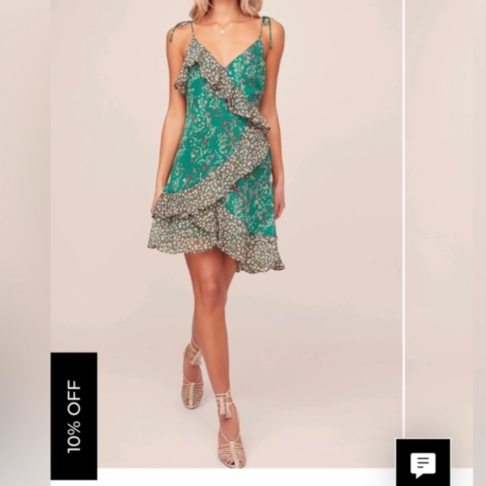 ASTR the label ruffle mini dress